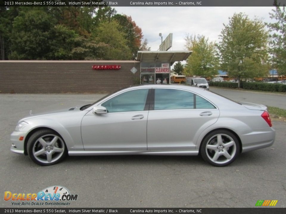 2013 Mercedes-Benz S 550 Sedan Iridium Silver Metallic / Black Photo #7