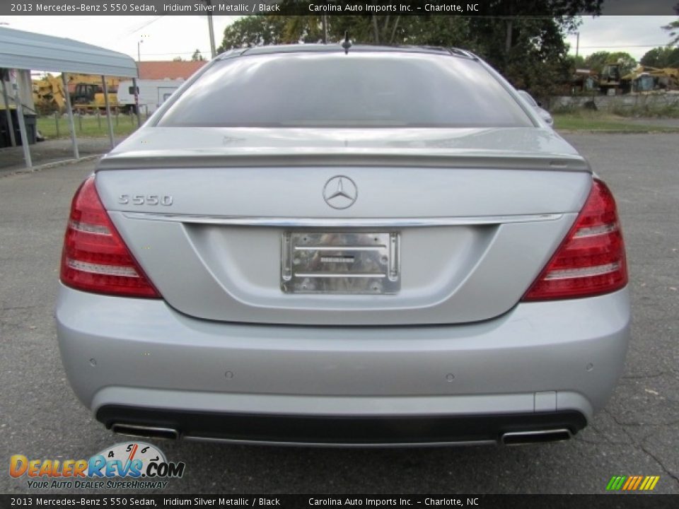 2013 Mercedes-Benz S 550 Sedan Iridium Silver Metallic / Black Photo #9