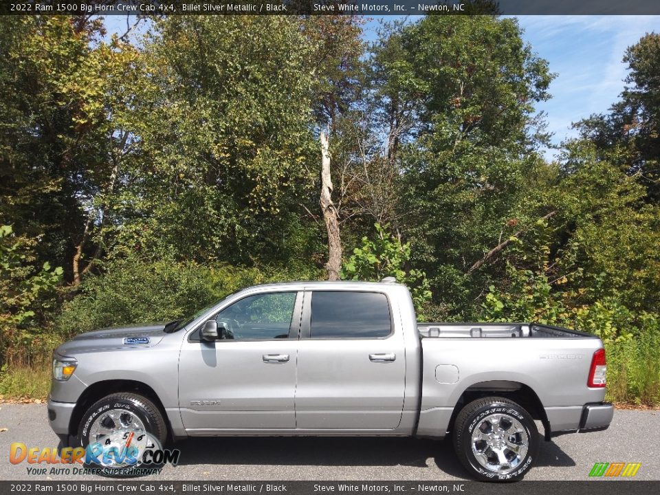 2022 Ram 1500 Big Horn Crew Cab 4x4 Billet Silver Metallic / Black Photo #1