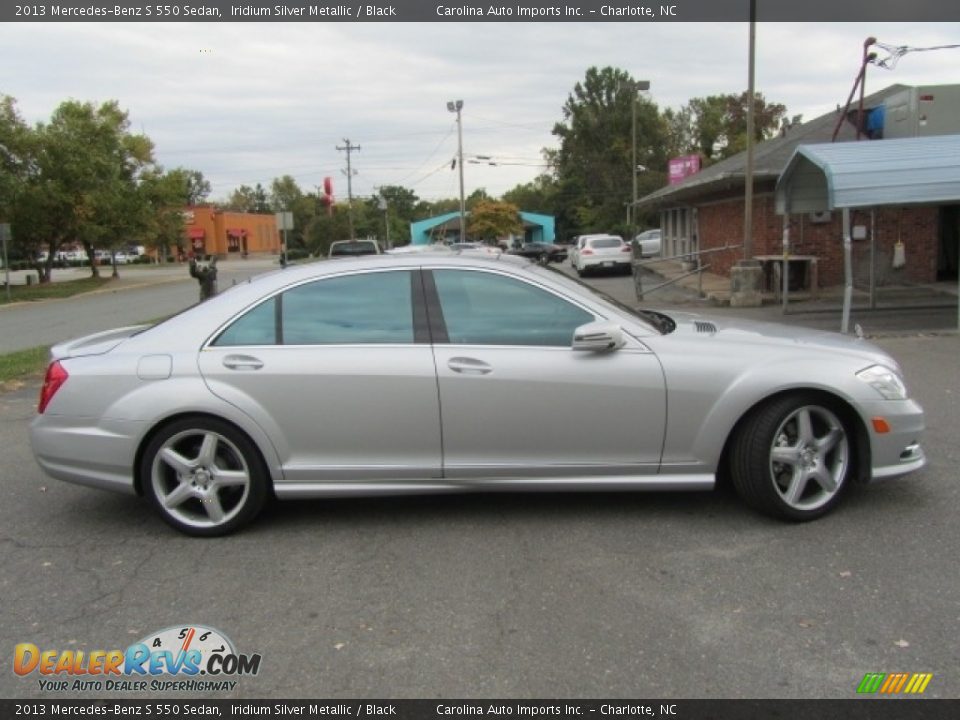 2013 Mercedes-Benz S 550 Sedan Iridium Silver Metallic / Black Photo #11