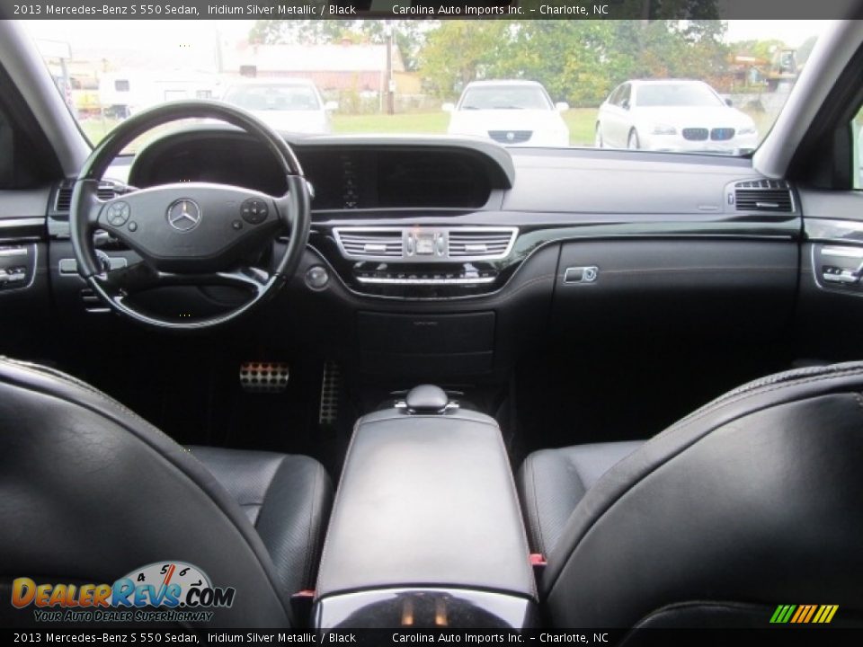 2013 Mercedes-Benz S 550 Sedan Iridium Silver Metallic / Black Photo #13