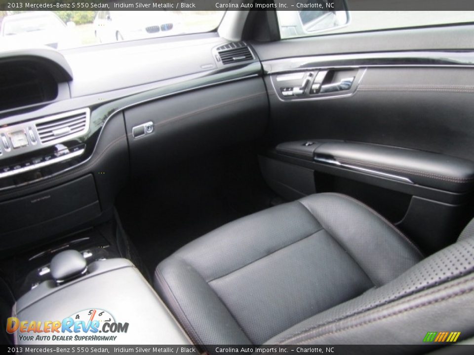 2013 Mercedes-Benz S 550 Sedan Iridium Silver Metallic / Black Photo #14