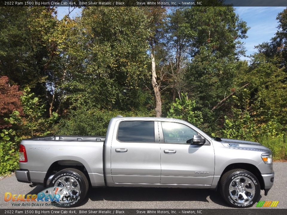 2022 Ram 1500 Big Horn Crew Cab 4x4 Billet Silver Metallic / Black Photo #5