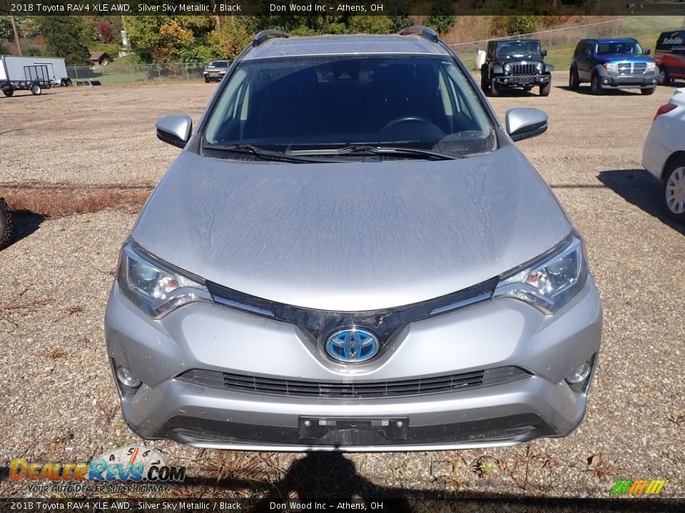 2018 Toyota RAV4 XLE AWD Silver Sky Metallic / Black Photo #3