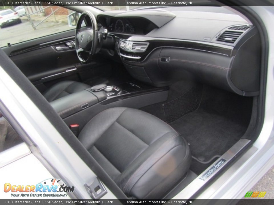 2013 Mercedes-Benz S 550 Sedan Iridium Silver Metallic / Black Photo #21