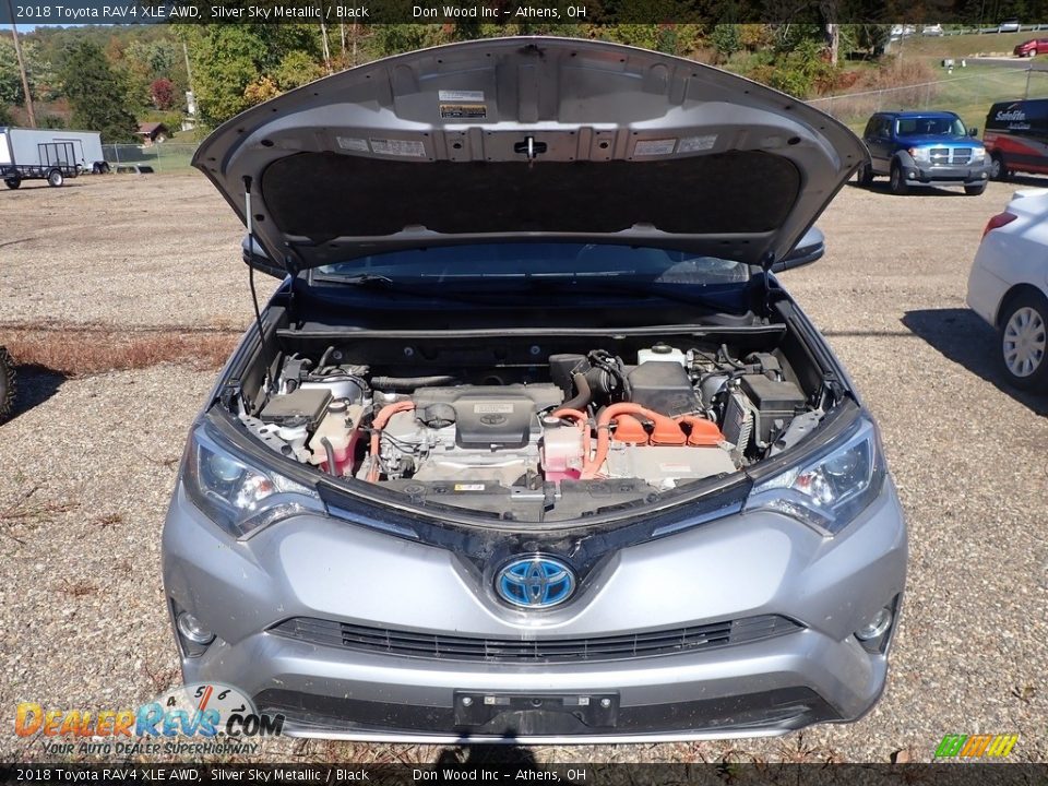 2018 Toyota RAV4 XLE AWD Silver Sky Metallic / Black Photo #4