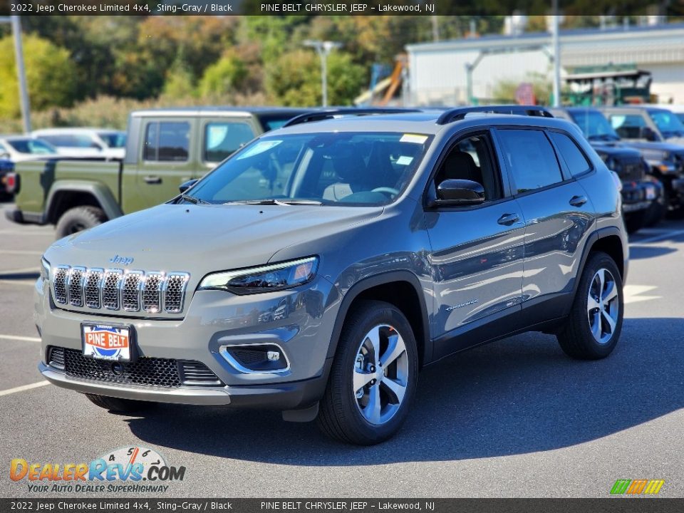 2022 Jeep Cherokee Limited 4x4 Sting-Gray / Black Photo #1