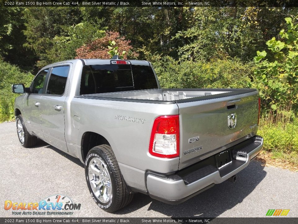 2022 Ram 1500 Big Horn Crew Cab 4x4 Billet Silver Metallic / Black Photo #9