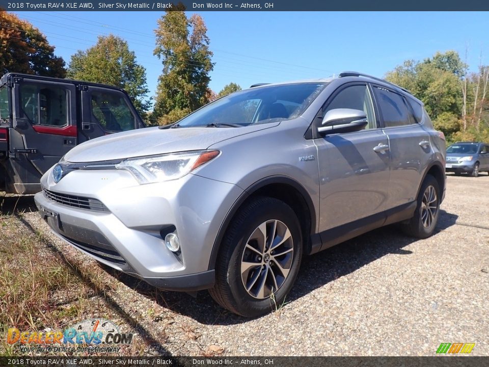 2018 Toyota RAV4 XLE AWD Silver Sky Metallic / Black Photo #6