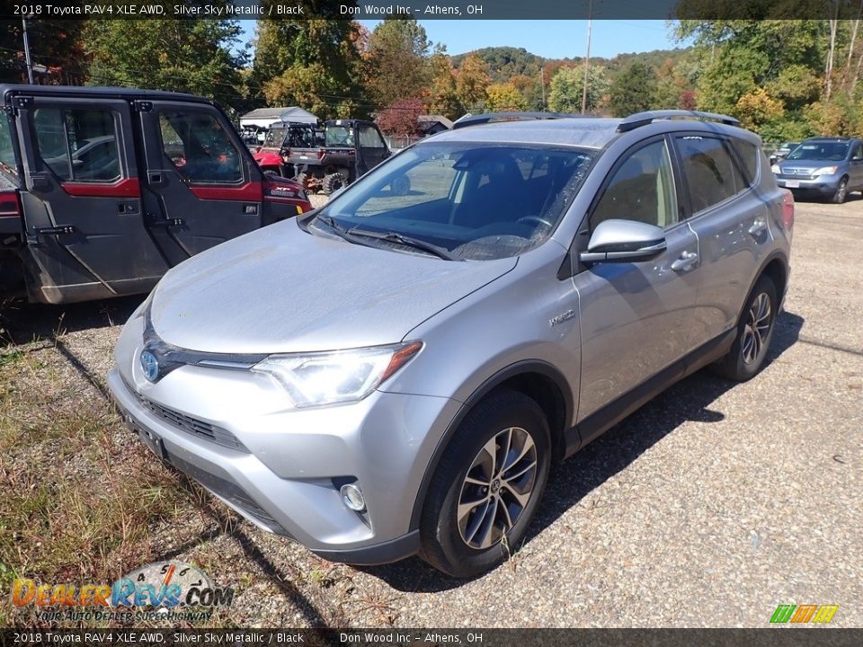 2018 Toyota RAV4 XLE AWD Silver Sky Metallic / Black Photo #7