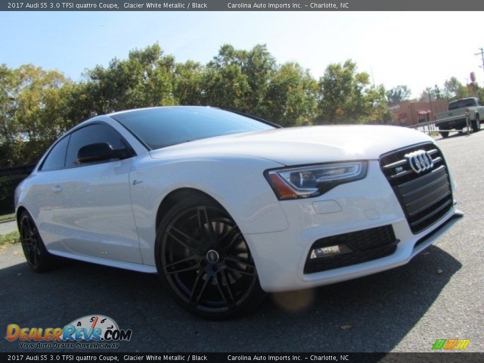 2017 Audi S5 3.0 TFSI quattro Coupe Glacier White Metallic / Black Photo #1