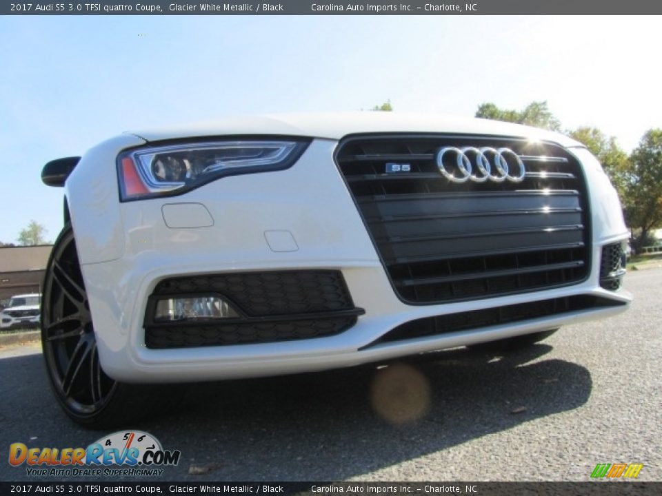2017 Audi S5 3.0 TFSI quattro Coupe Glacier White Metallic / Black Photo #2
