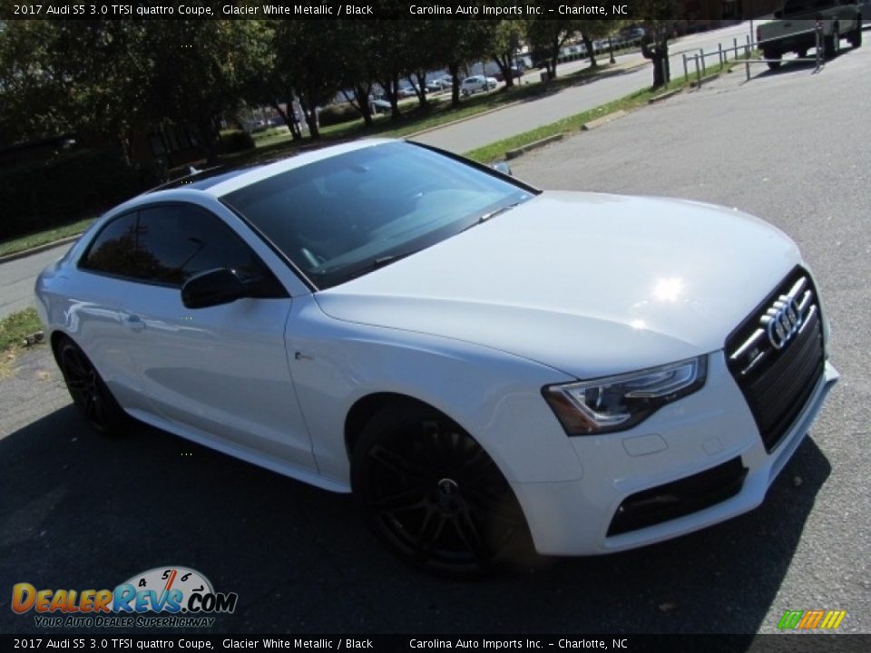 2017 Audi S5 3.0 TFSI quattro Coupe Glacier White Metallic / Black Photo #3