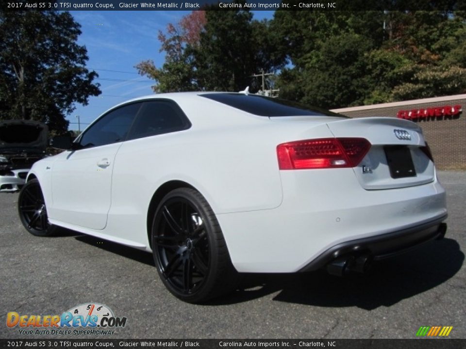 2017 Audi S5 3.0 TFSI quattro Coupe Glacier White Metallic / Black Photo #5