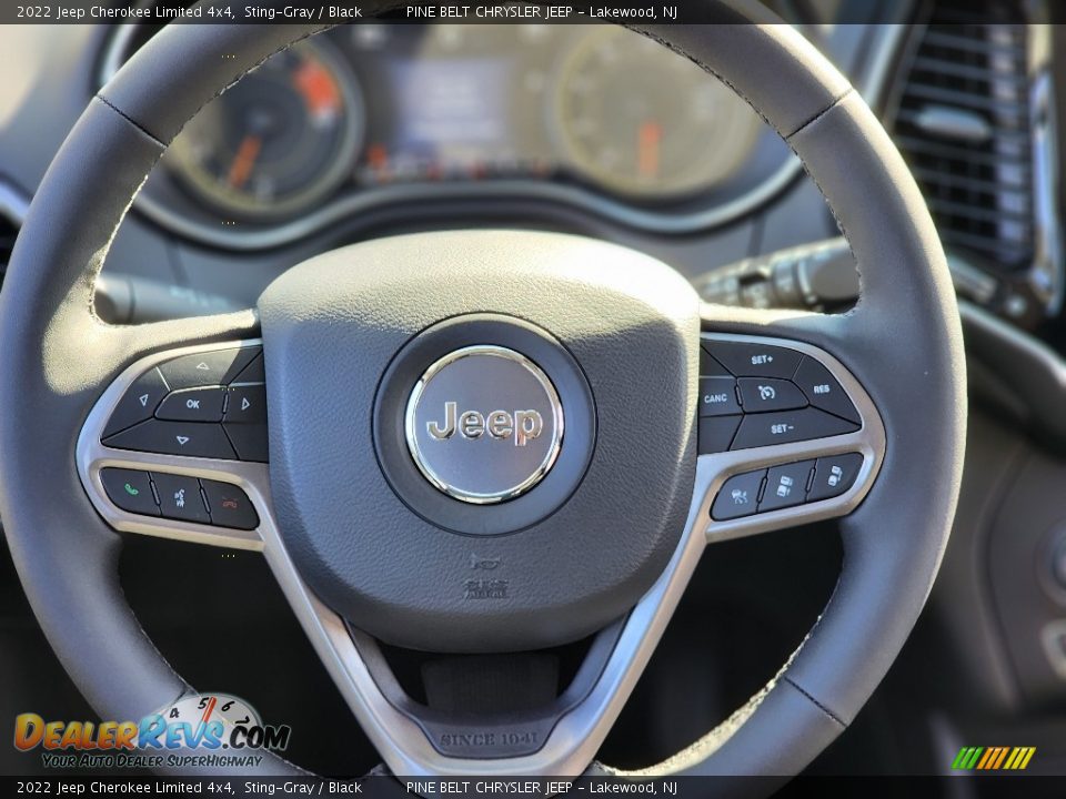 2022 Jeep Cherokee Limited 4x4 Sting-Gray / Black Photo #9