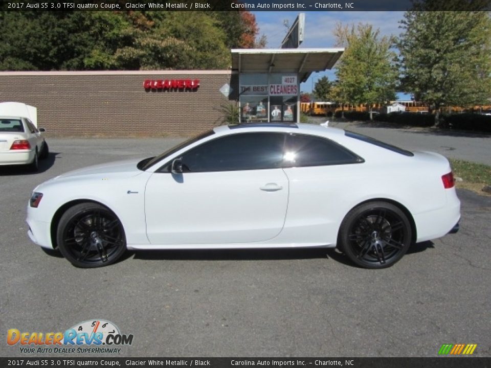 2017 Audi S5 3.0 TFSI quattro Coupe Glacier White Metallic / Black Photo #6