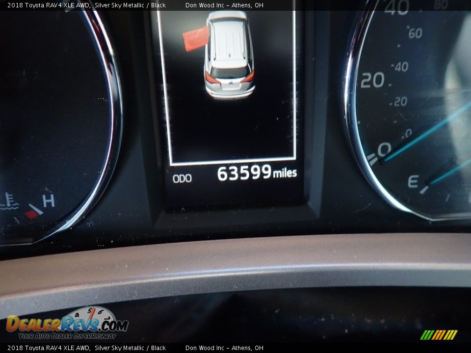 2018 Toyota RAV4 XLE AWD Silver Sky Metallic / Black Photo #13