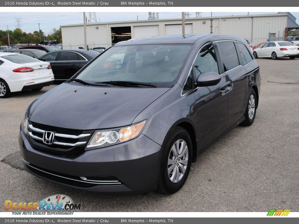 2016 Honda Odyssey EX-L Modern Steel Metallic / Gray Photo #1