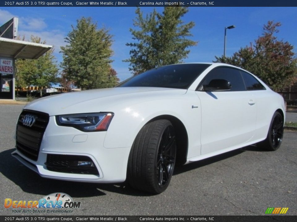 2017 Audi S5 3.0 TFSI quattro Coupe Glacier White Metallic / Black Photo #7