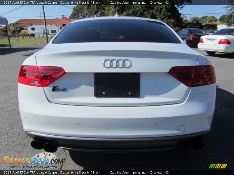 2017 Audi S5 3.0 TFSI quattro Coupe Glacier White Metallic / Black Photo #8
