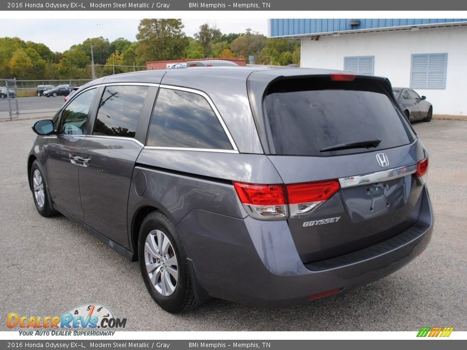 2016 Honda Odyssey EX-L Modern Steel Metallic / Gray Photo #3