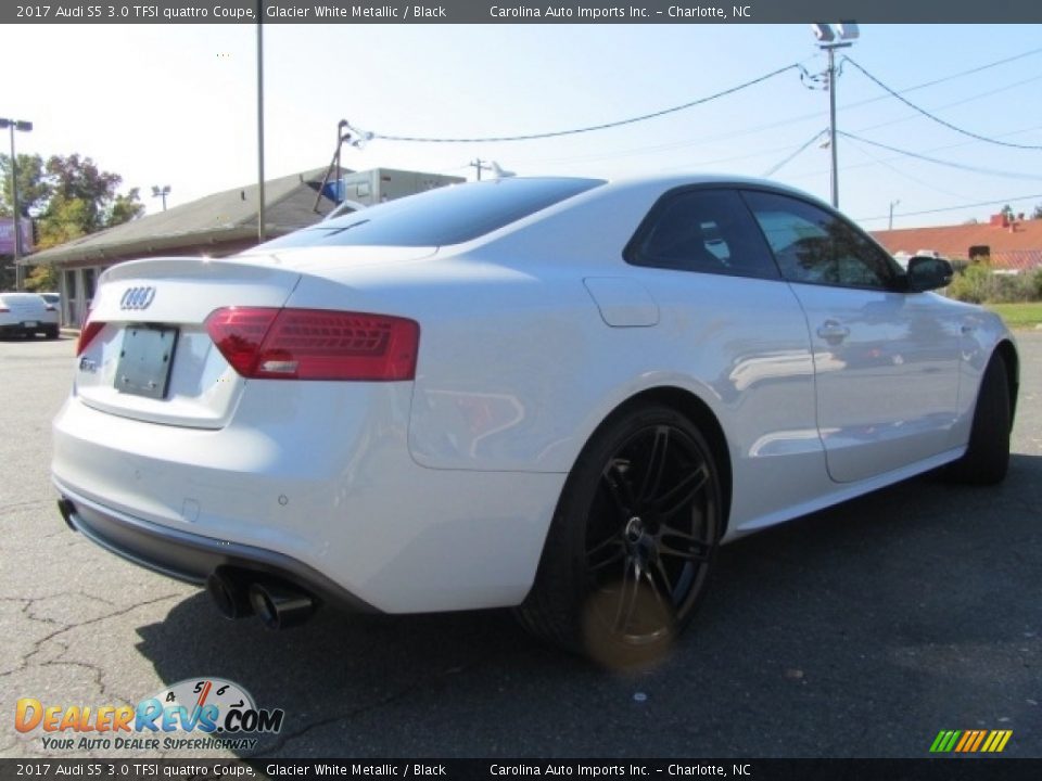 2017 Audi S5 3.0 TFSI quattro Coupe Glacier White Metallic / Black Photo #9