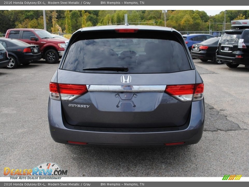 2016 Honda Odyssey EX-L Modern Steel Metallic / Gray Photo #4