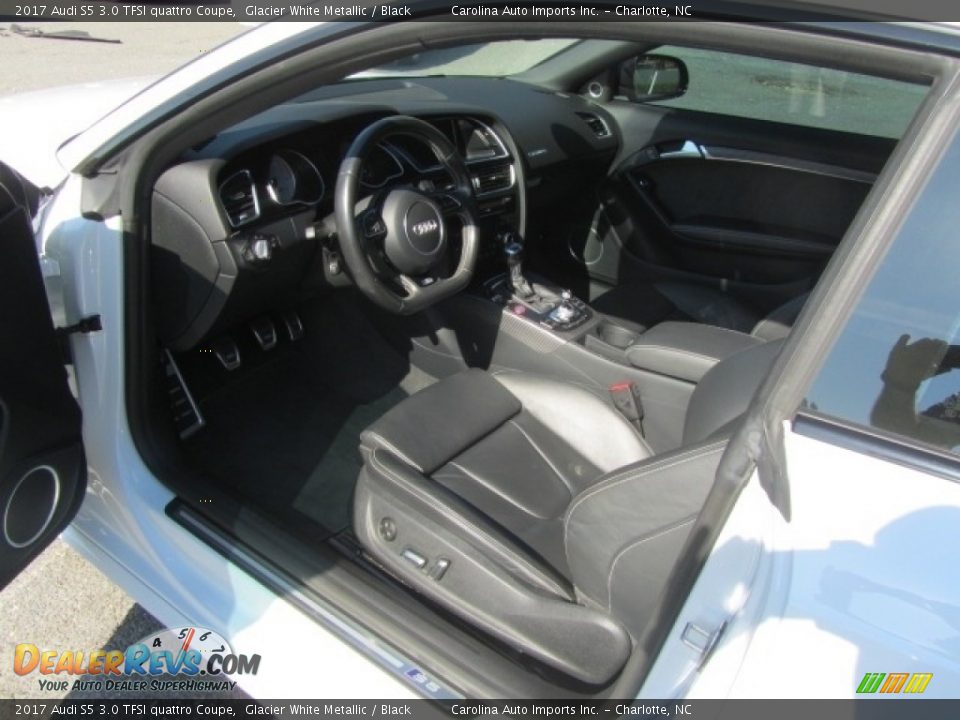2017 Audi S5 3.0 TFSI quattro Coupe Glacier White Metallic / Black Photo #17
