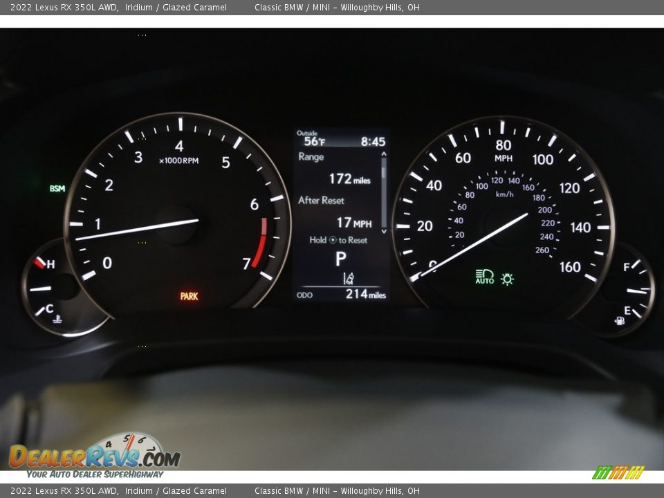 2022 Lexus RX 350L AWD Gauges Photo #8