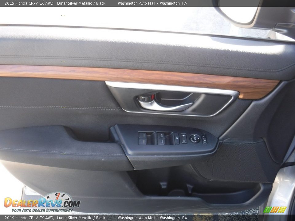 2019 Honda CR-V EX AWD Lunar Silver Metallic / Black Photo #12