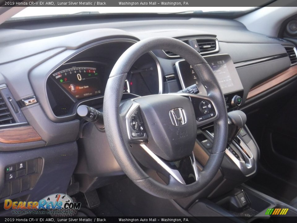 2019 Honda CR-V EX AWD Lunar Silver Metallic / Black Photo #13