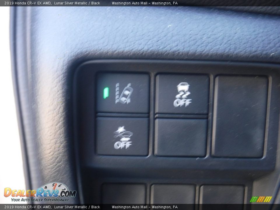 2019 Honda CR-V EX AWD Lunar Silver Metallic / Black Photo #14