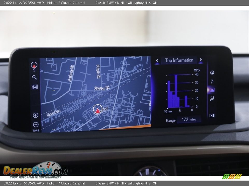 Navigation of 2022 Lexus RX 350L AWD Photo #12