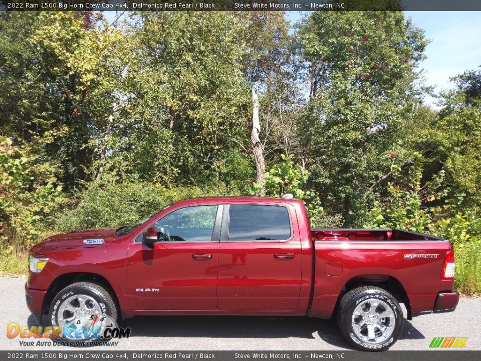 2022 Ram 1500 Big Horn Crew Cab 4x4 Delmonico Red Pearl / Black Photo #1