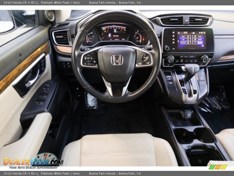 2019 Honda CR-V EX-L Platinum White Pearl / Ivory Photo #5