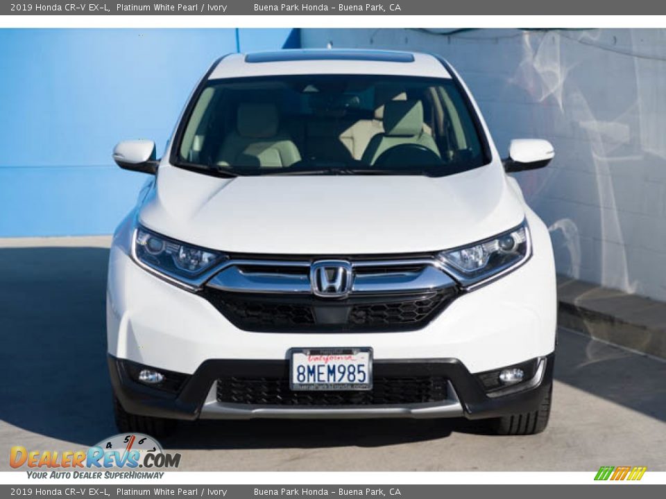 2019 Honda CR-V EX-L Platinum White Pearl / Ivory Photo #7