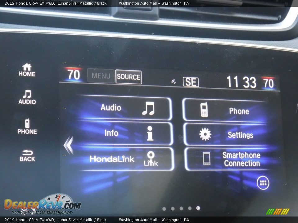 2019 Honda CR-V EX AWD Lunar Silver Metallic / Black Photo #20