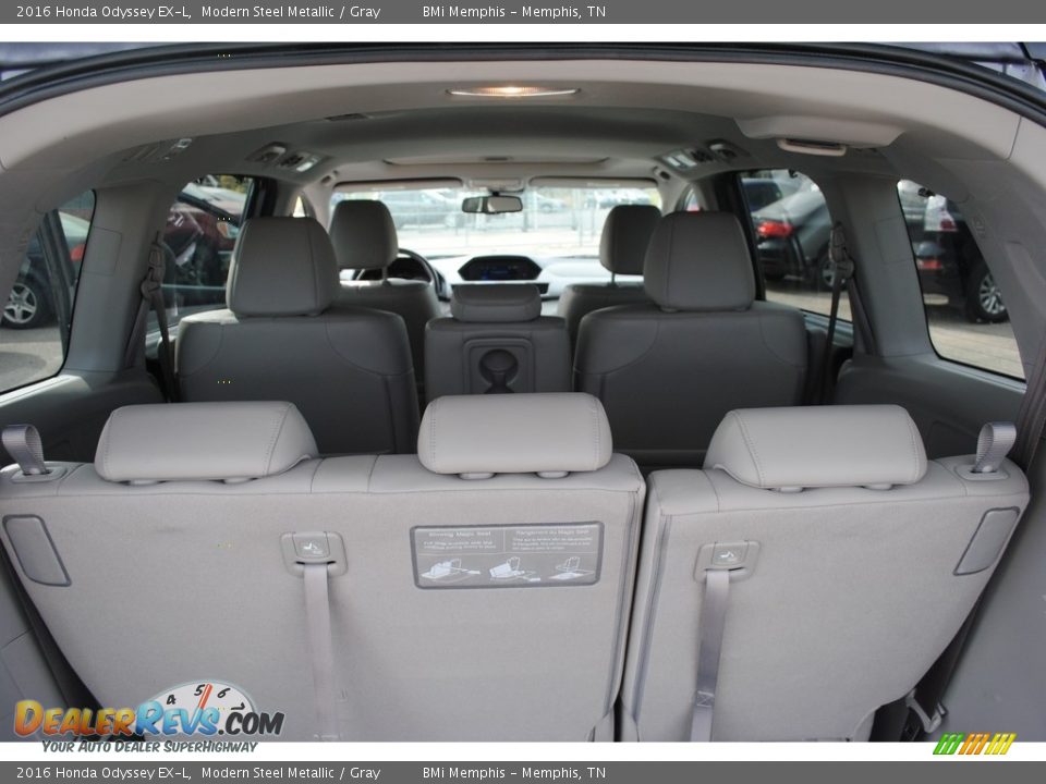 2016 Honda Odyssey EX-L Modern Steel Metallic / Gray Photo #26