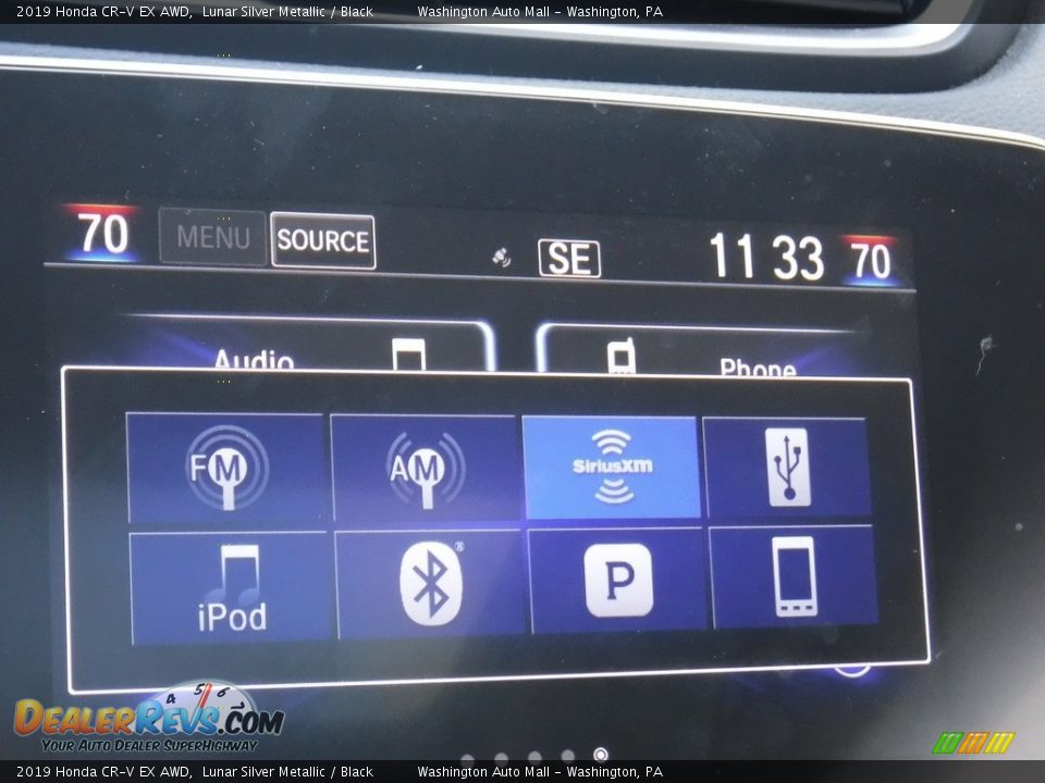 2019 Honda CR-V EX AWD Lunar Silver Metallic / Black Photo #21