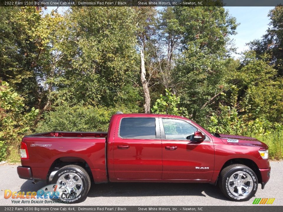 2022 Ram 1500 Big Horn Crew Cab 4x4 Delmonico Red Pearl / Black Photo #5