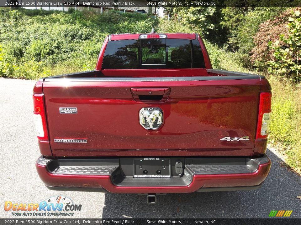 2022 Ram 1500 Big Horn Crew Cab 4x4 Delmonico Red Pearl / Black Photo #7