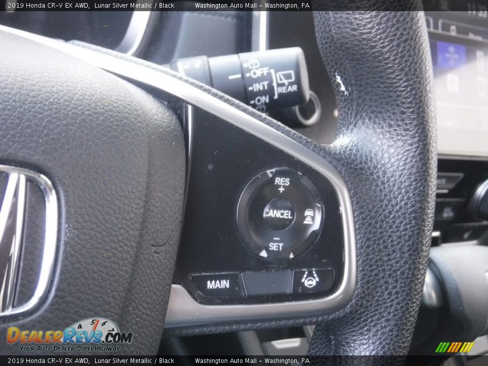 2019 Honda CR-V EX AWD Lunar Silver Metallic / Black Photo #25