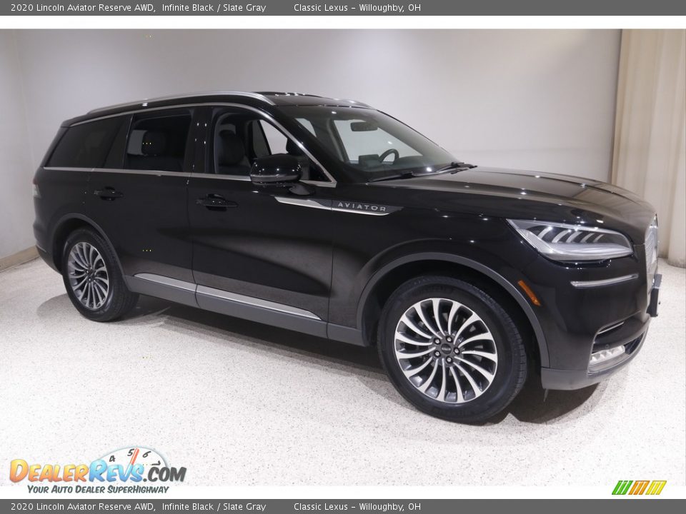 2020 Lincoln Aviator Reserve AWD Infinite Black / Slate Gray Photo #1