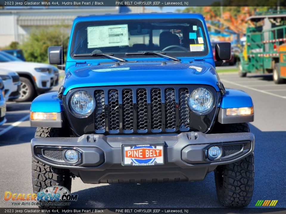 2023 Jeep Gladiator Willys 4x4 Hydro Blue Pearl / Black Photo #2
