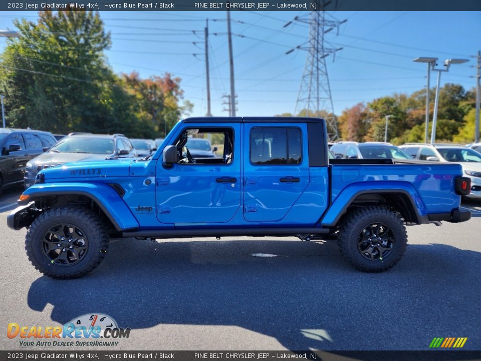 Hydro Blue Pearl 2023 Jeep Gladiator Willys 4x4 Photo #3