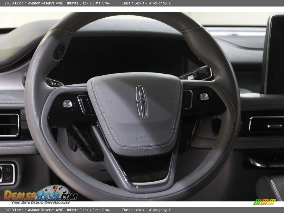 2020 Lincoln Aviator Reserve AWD Steering Wheel Photo #7