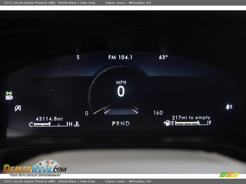 2020 Lincoln Aviator Reserve AWD Gauges Photo #8
