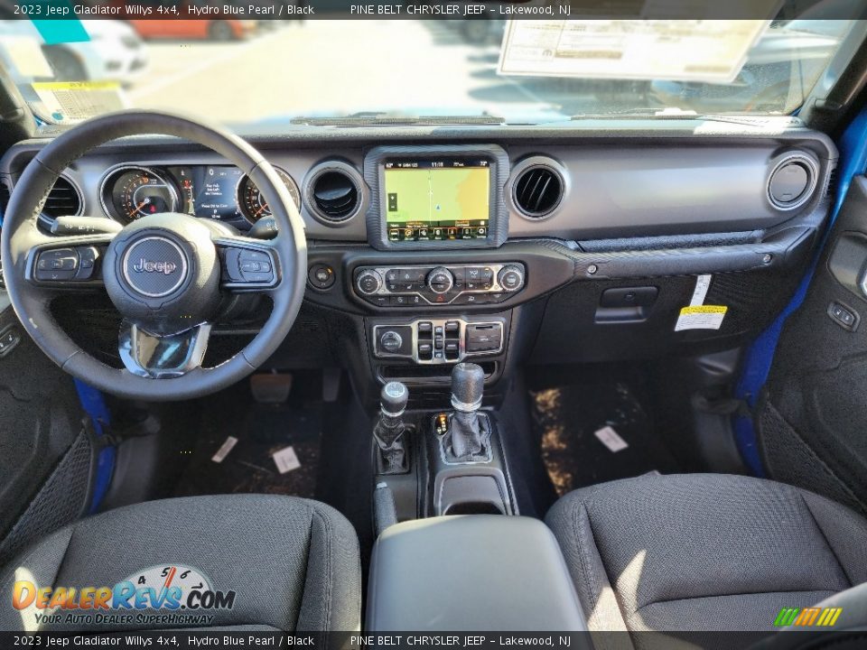 Black Interior - 2023 Jeep Gladiator Willys 4x4 Photo #7