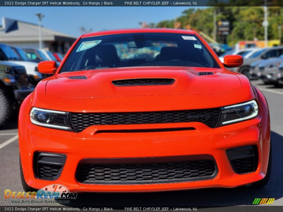 2022 Dodge Charger SRT Hellcat Widebody Go Mango / Black Photo #2