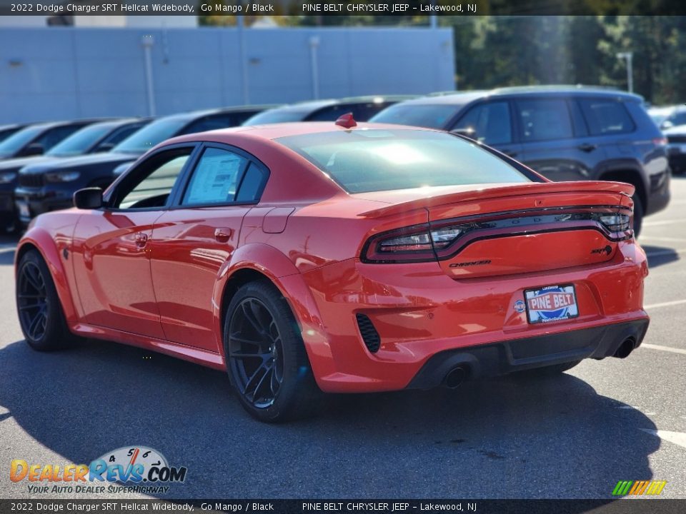 2022 Dodge Charger SRT Hellcat Widebody Go Mango / Black Photo #4